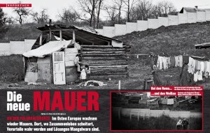 Diesseits und jenseits der Mauer von Ostrovany (Foto: Stephan Kochevnikqualia)