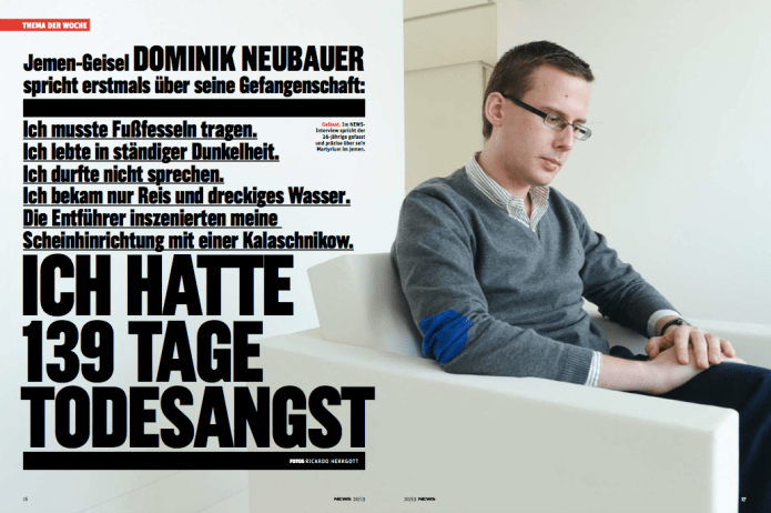 Dominik Neubauer im Interview (Foto: Ricardo Herrgott)