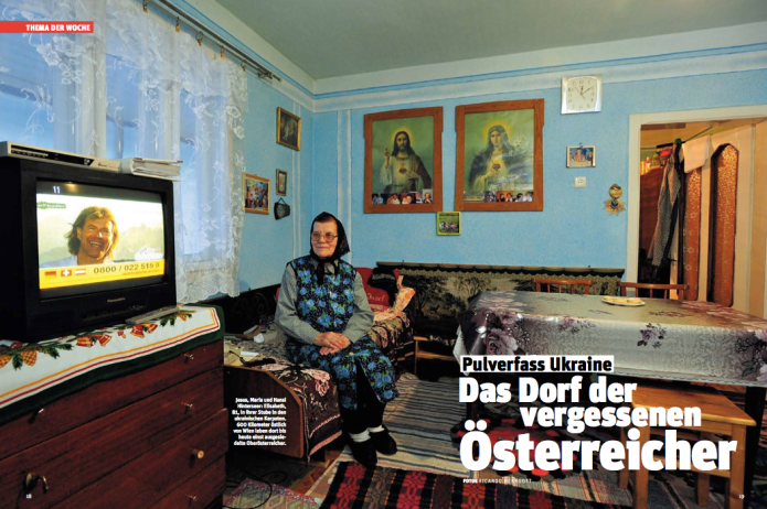 Jesus, Maria und Hansi Hinterseer. Elisabeth in ihrer Stube in Königsfeld (Foto: Ricardo Herrgott)